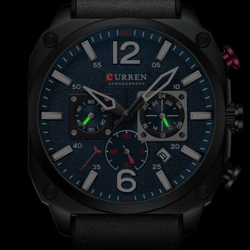 Montre Quartz en Cuir d'Affaires™ - Olsen & Olsen