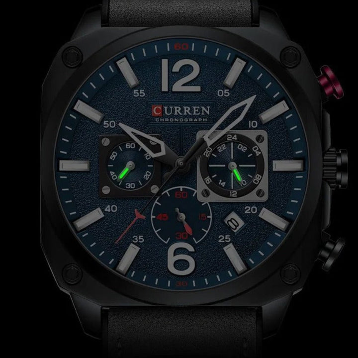 Montre Quartz en Cuir d'Affaires™ - Olsen & Olsen