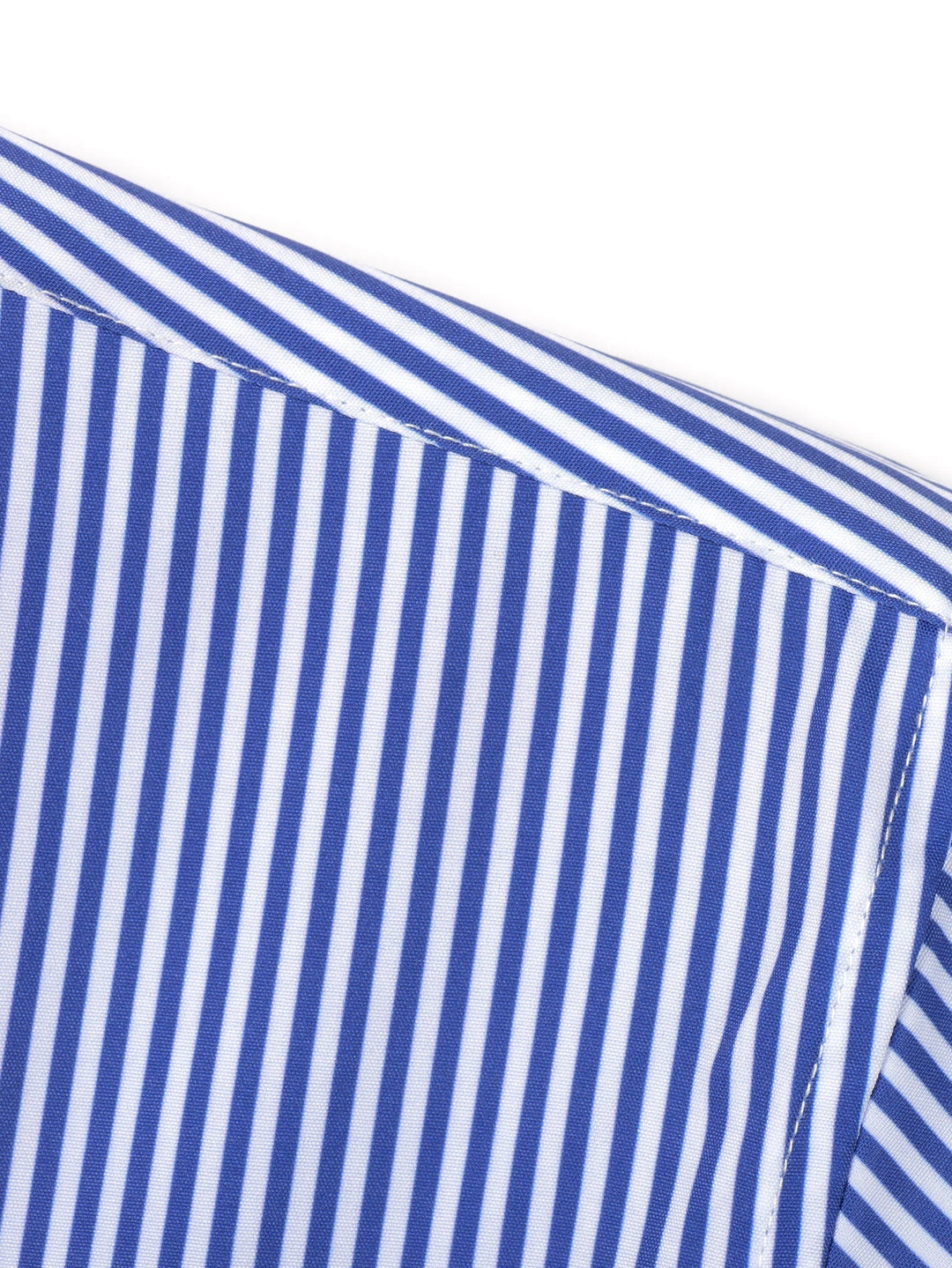 Chemise Rayée Coupe Tailleur – Col Classique