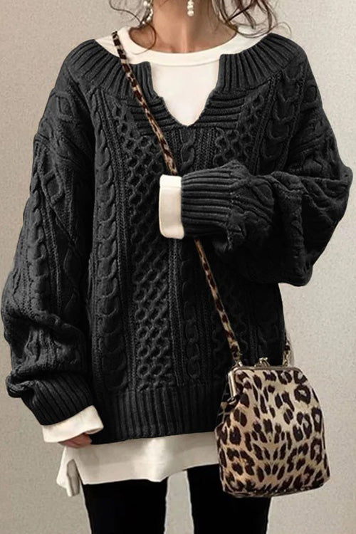 Marine™ | Pull avec col en V