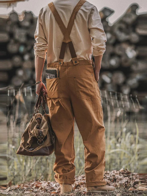 Henri™ | Salopette marron rustique