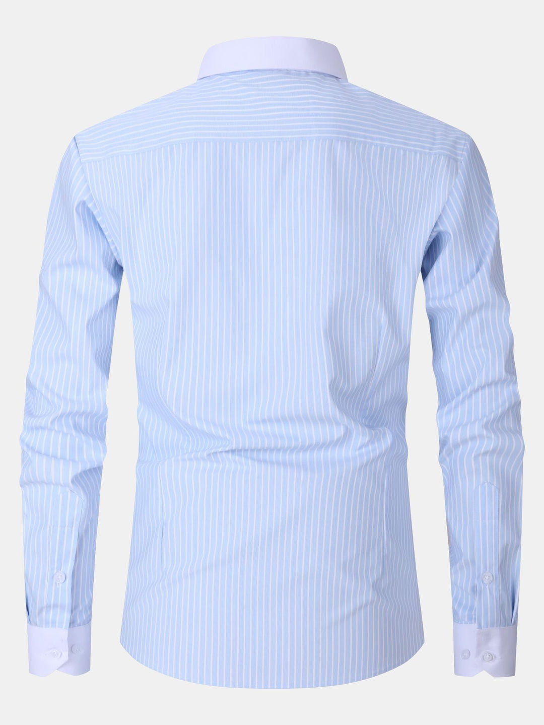 Chemise Rayée Coupe Tailleur – Col Classique