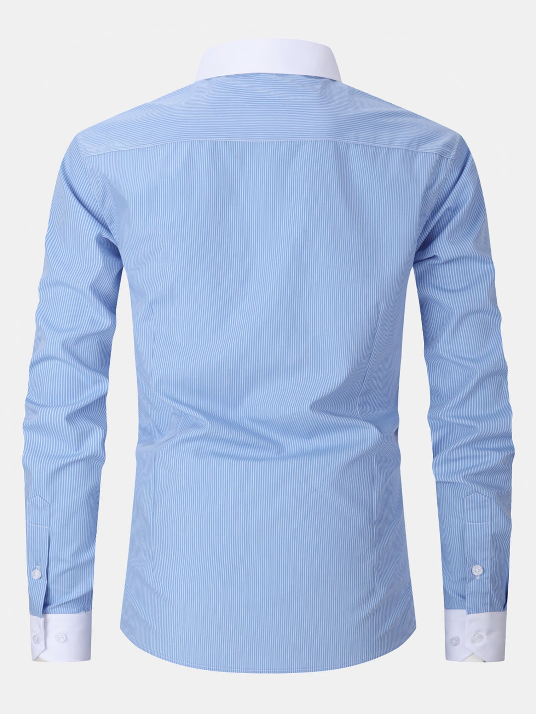Chemise Rayée Coupe Tailleur – Col Classique