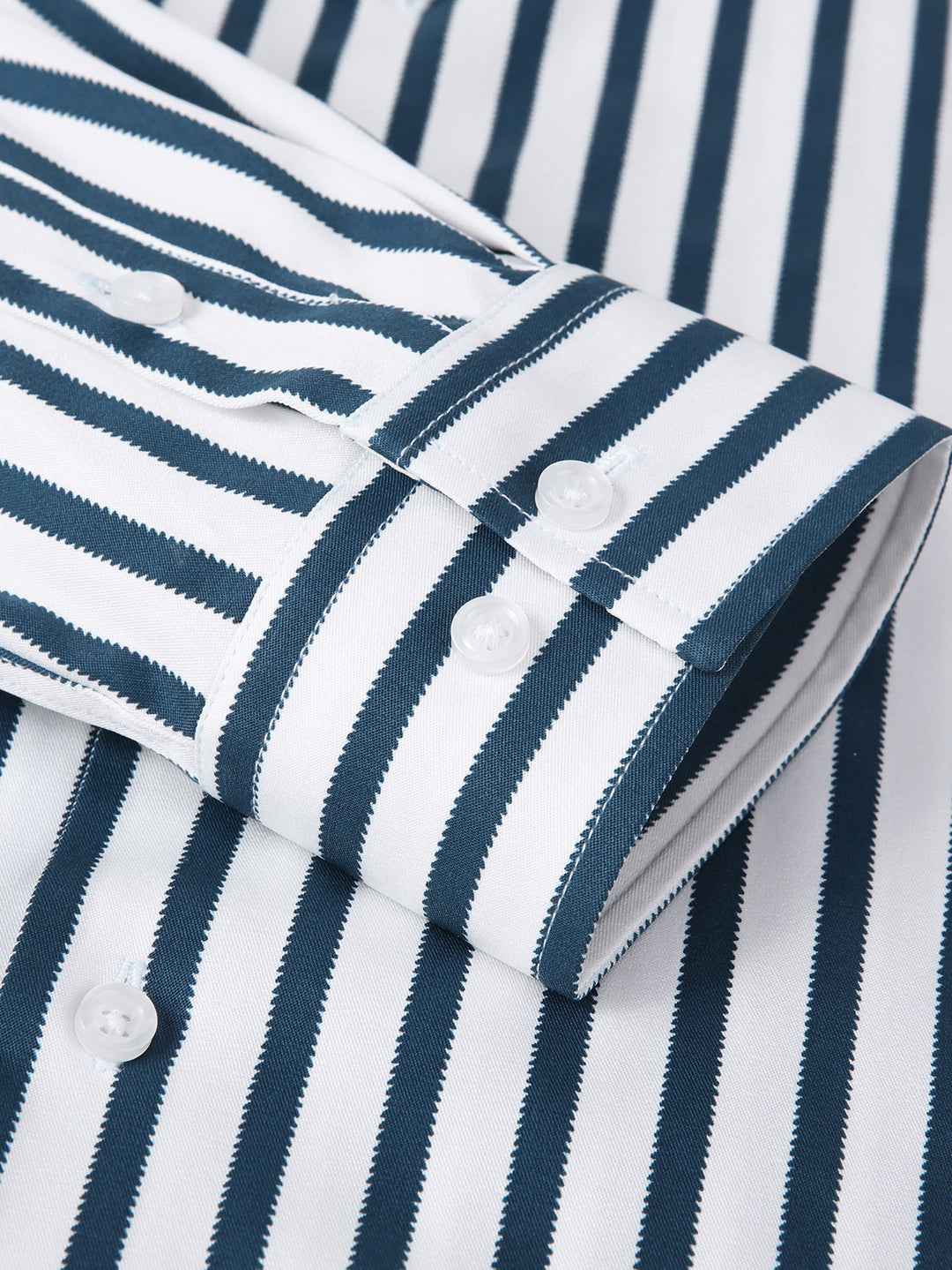 Chemise Rayée Coupe Tailleur – Col Classique