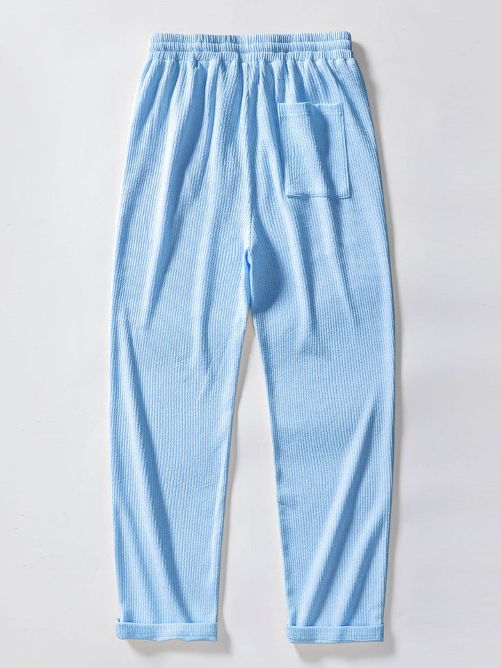 Chemise Rayée Coupe Tailleur & Pantalon