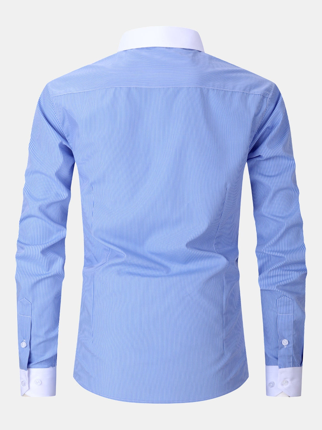 Chemise Rayée Coupe Tailleur – Col Classique