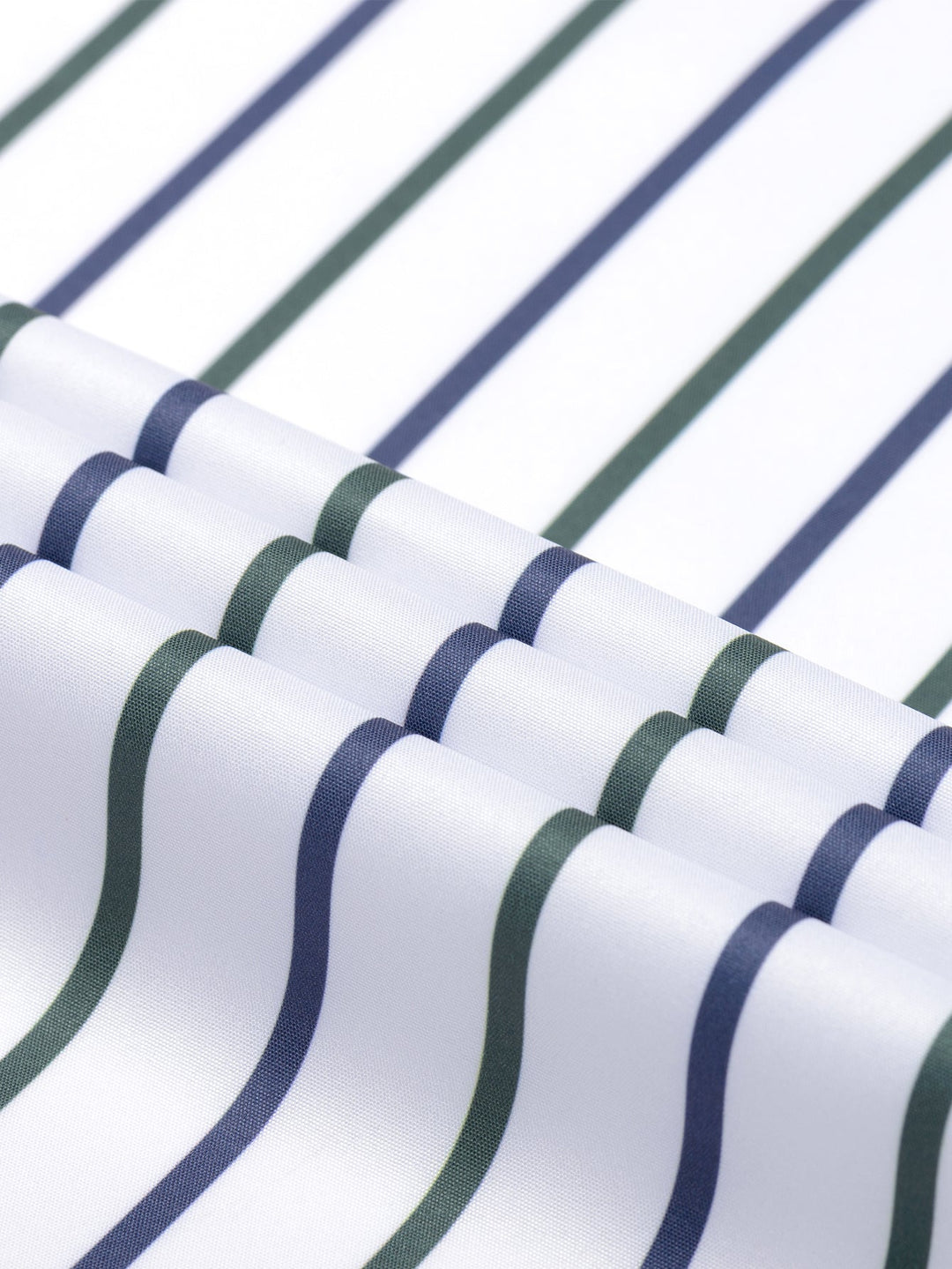 Chemise Rayée Coupe Tailleur – Col Classique