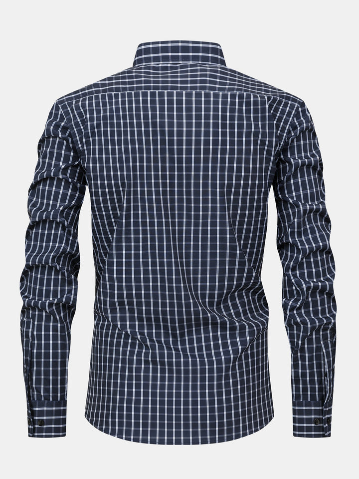Chemise Rayée Coupe Tailleur – Col Classique
