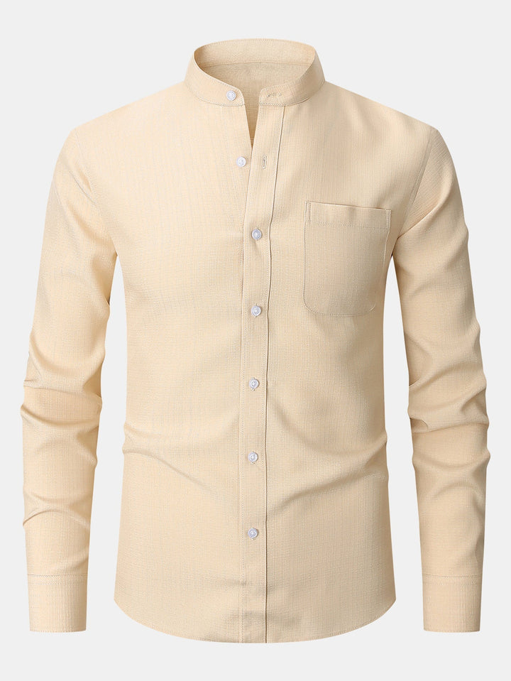 Chemise Rayée Coupe Tailleur – Col Classique