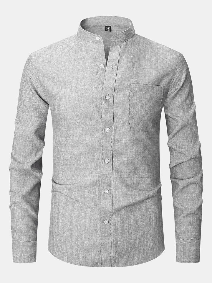 Chemise Rayée Coupe Tailleur – Col Classique