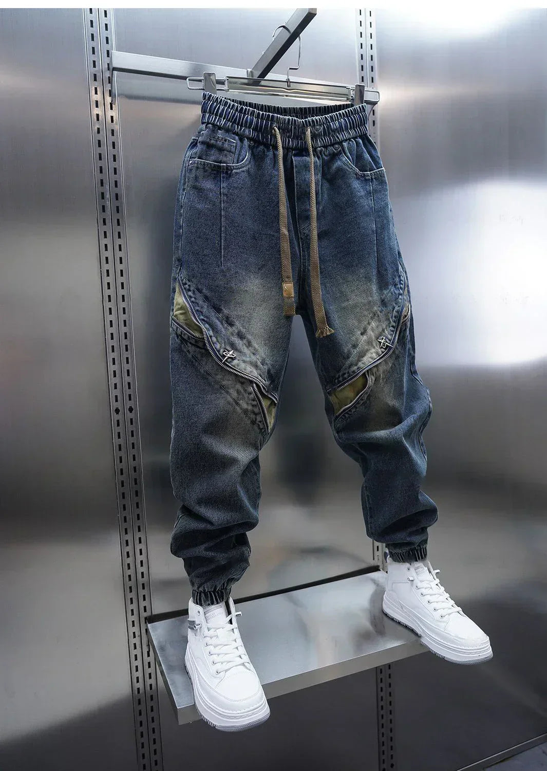 Laurent™ | Pantalons Baggy en Denim avec Ceinture