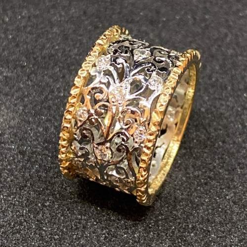 Mika - Bague Ekblad en Zirconium Vintage