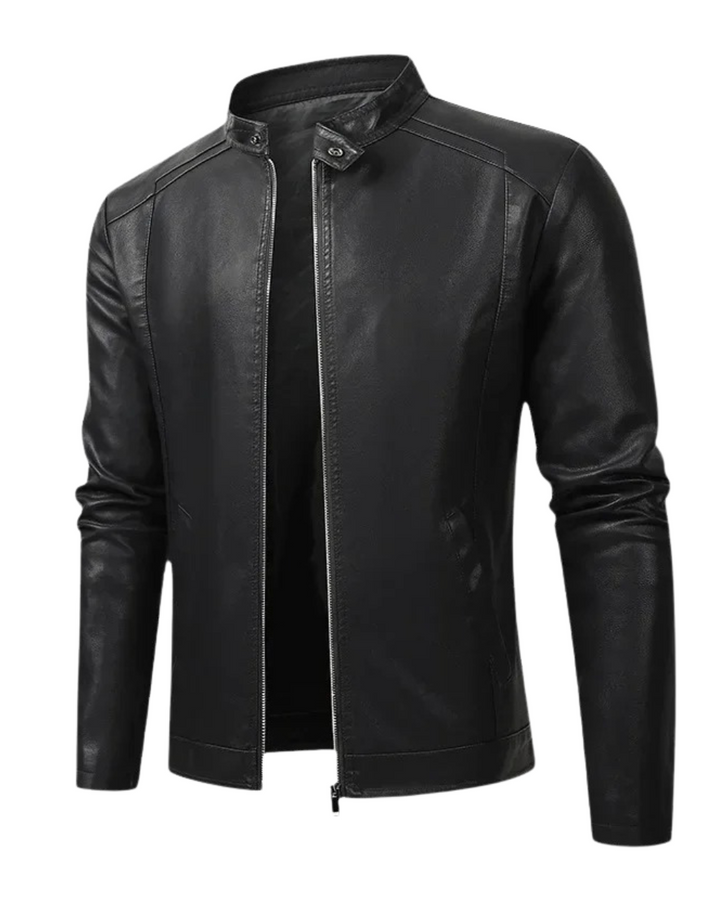 Veste en cuir élégante pour hommes