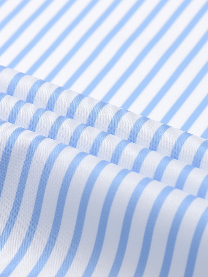 Chemise Rayée Coupe Tailleur & Pantalon