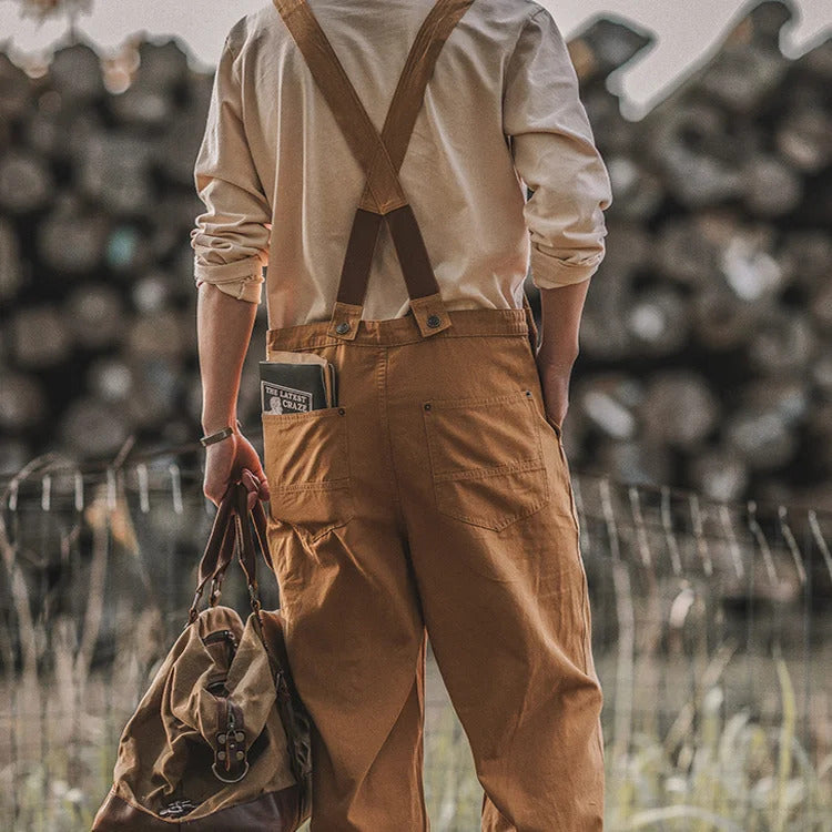 Henri™ | Salopette marron rustique