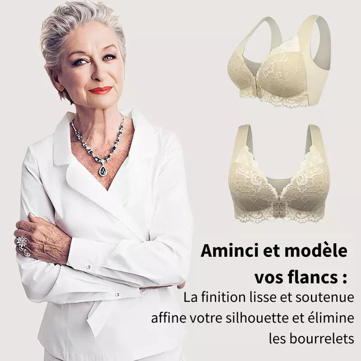 (PACK DE 3) Soutien-gorge Sans Fil Galbant Avec Fermeture Frontale