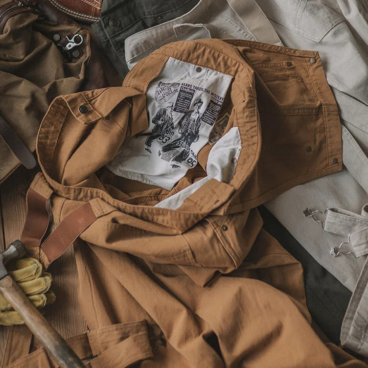 Henri™ | Salopette marron rustique