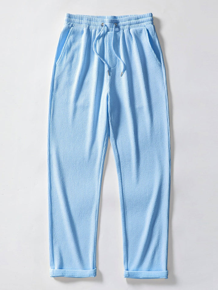 Chemise Rayée Coupe Tailleur & Pantalon