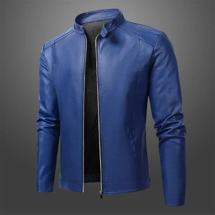 Veste en cuir élégante pour hommes