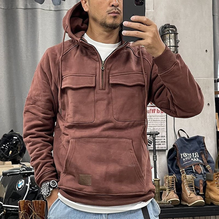 Nolan™ | Hoodie d'automne élégant avec fermeture éclair