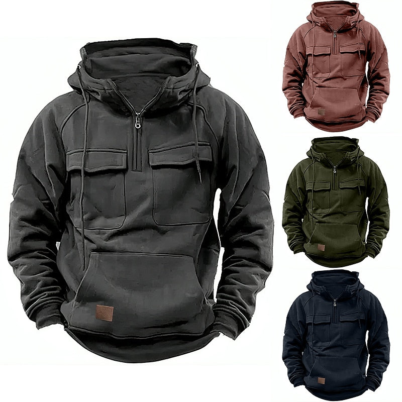 Nolan™ | Hoodie d'automne élégant avec fermeture éclair